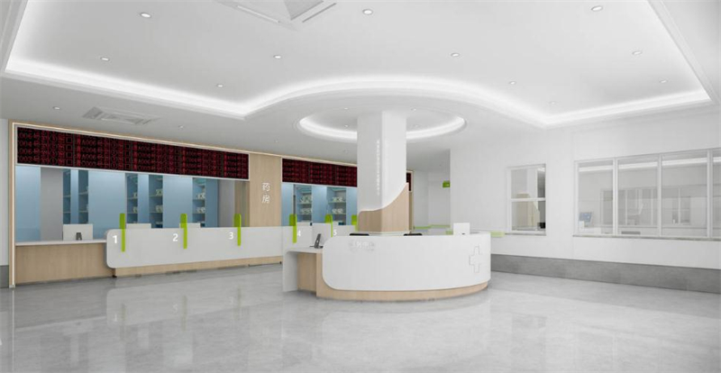 合肥医院设计：4500平综合医院设计效果图