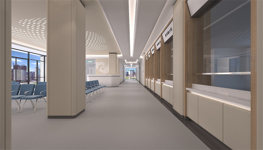 合肥医院设计：1200平私人医院装修设计效果